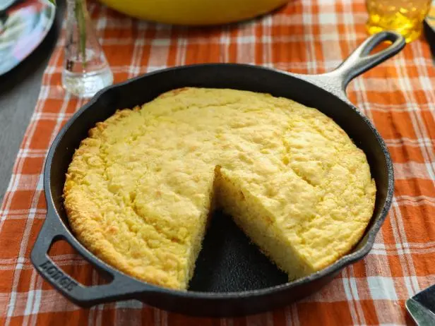 Creamed Corn Skillet Cornbread Recipe | Valerie Bertinelli | Food Network