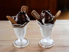 This dessert is based on the Italian affogato, where espresso coffee is poured over ice cream. Here, Ree has given the recipe a delicious twist, using chocolate.