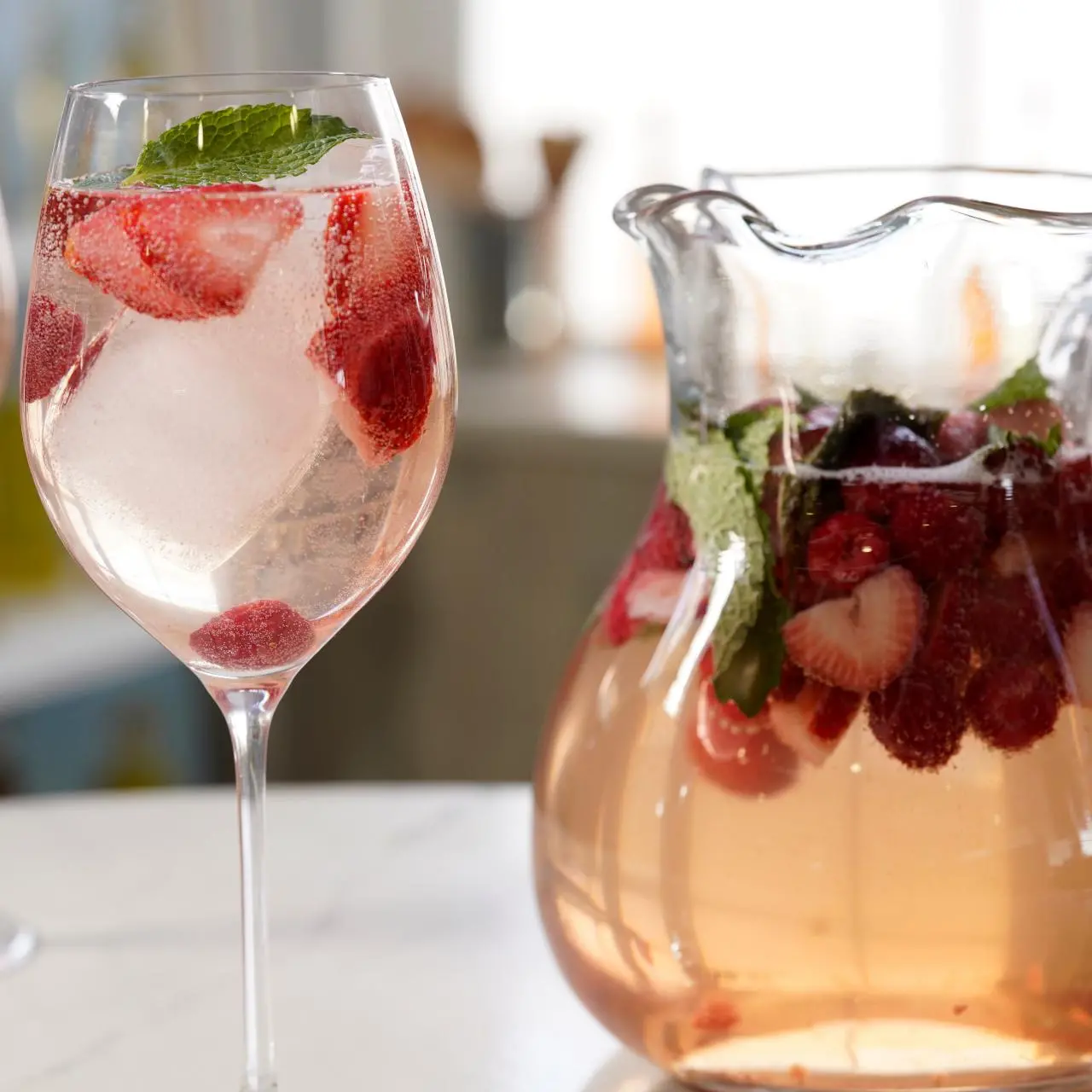 Rosé Elderflower Sangria Recipe | Geoffrey Zakarian | Food