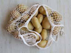 Potatoes in Reusable Shopping Bag