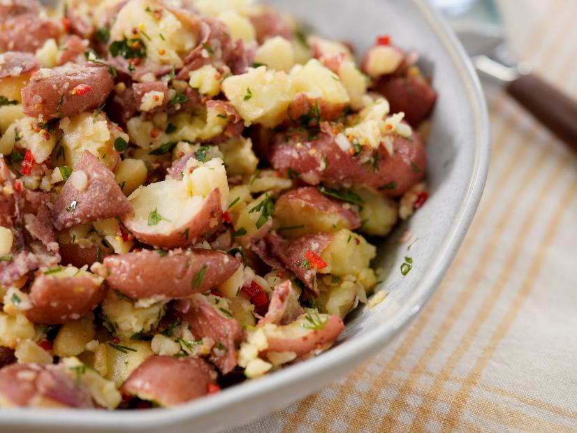 Geoffrey Zakarian makes his Herbed Potato Salad, as seen on Food Network's The Kitchen, Season 30