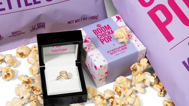 Would You Pop the Question with a 3.66-Carat Popcorn-Shaped Diamond Ring?