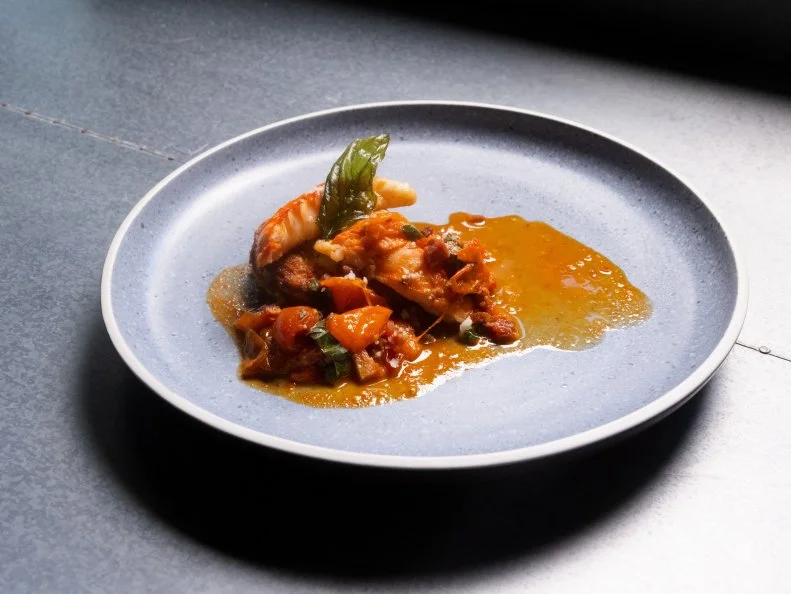 Red team recruit Tracey Gold’s first course is displayed, as seen on Worst Cooks in America, Season 23.