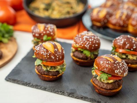 Cheesy Poblano Sliders