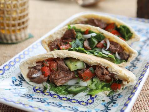Lamb Pita Sandwiches