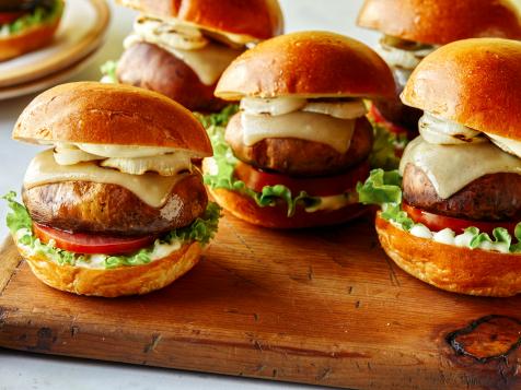 Bistro-Style Grilled Mushroom Sliders