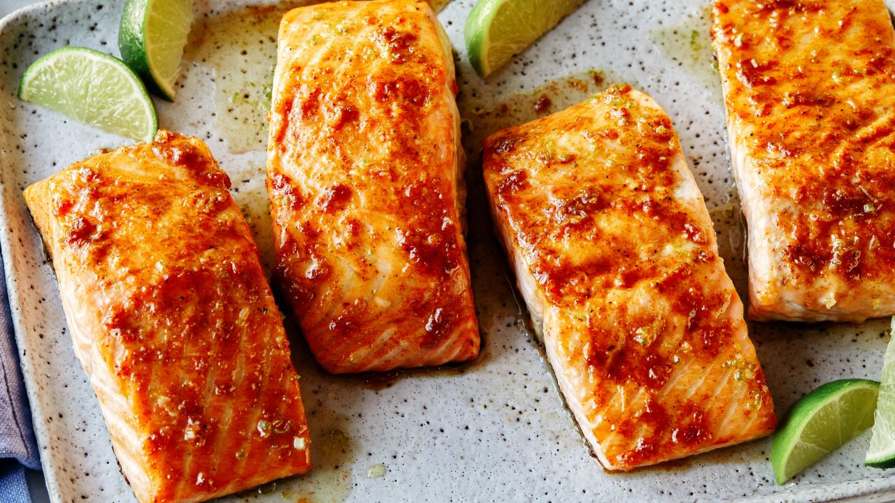 Honey Orange Glazed Salmon - The Daring Gourmet