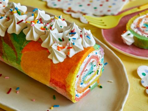 Tie-Dye Cake Roll