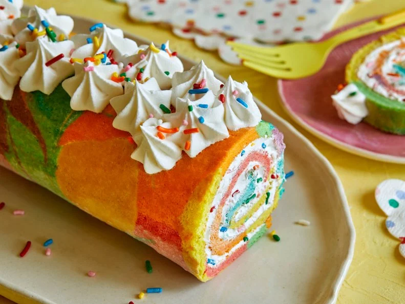 Tie-Dye Cake Roll