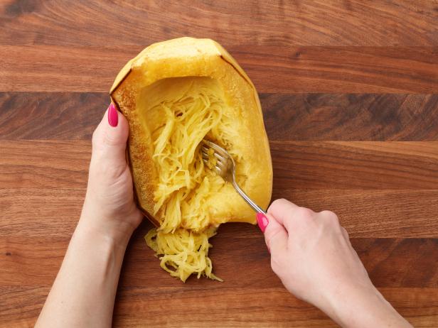 Food Network Kitchen’s How to Cook Spaghetti Squash, as seen on Food Network.