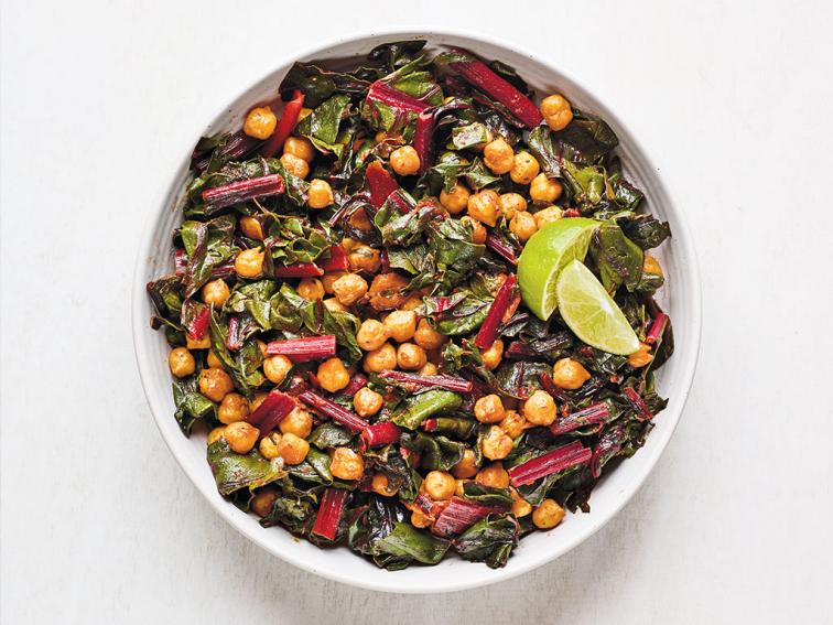 Red Curry Chickpeas and Swiss Chard Recipe Food Network Kitchen