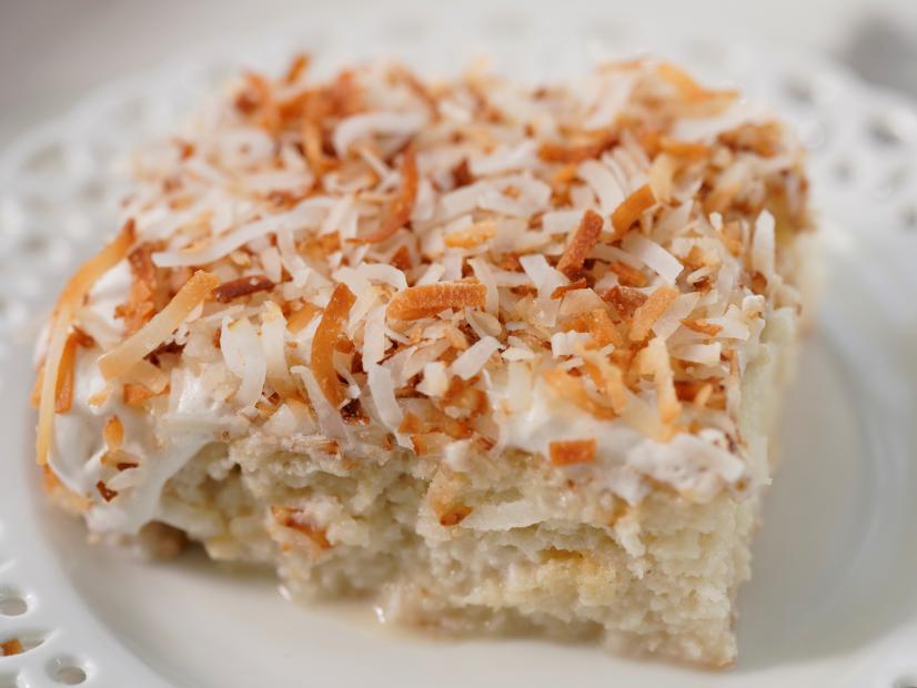 Katie Lee Biegel makes her Coconut Tres Leches Cake, as seen on Food Network's The Kitchen, Season 30