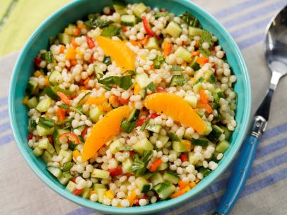 Sunny Anderson makes her Simple Summertime Couscous Salad, as seen on Food Network's The Kitchen, Season 31