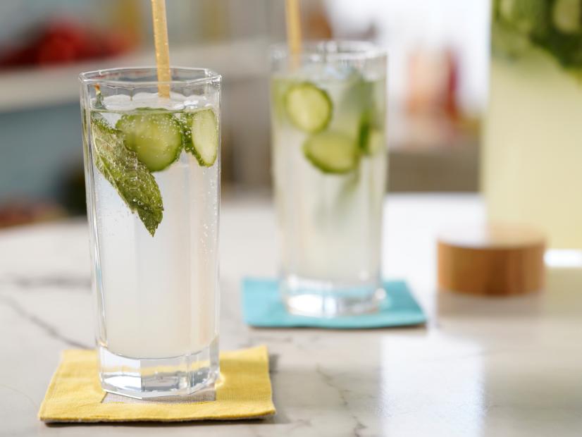 Geoffrey Zakarian makes his Cucumber Vodka Cooler, as seen on Food Network's The Kitchen, Season 31