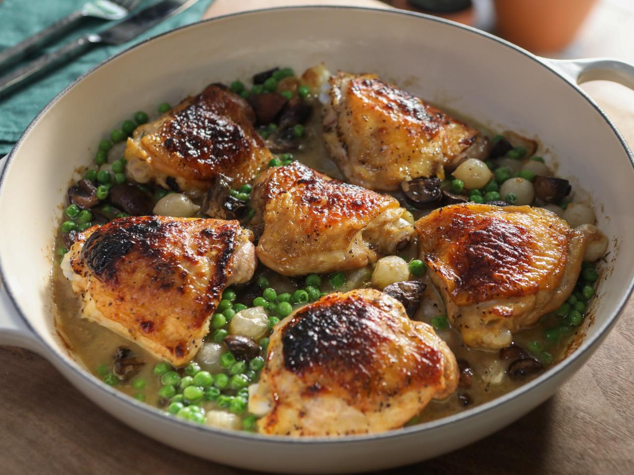 One-Pan Honey Mustard Chicken Thighs Recipe, Valerie Bertinelli