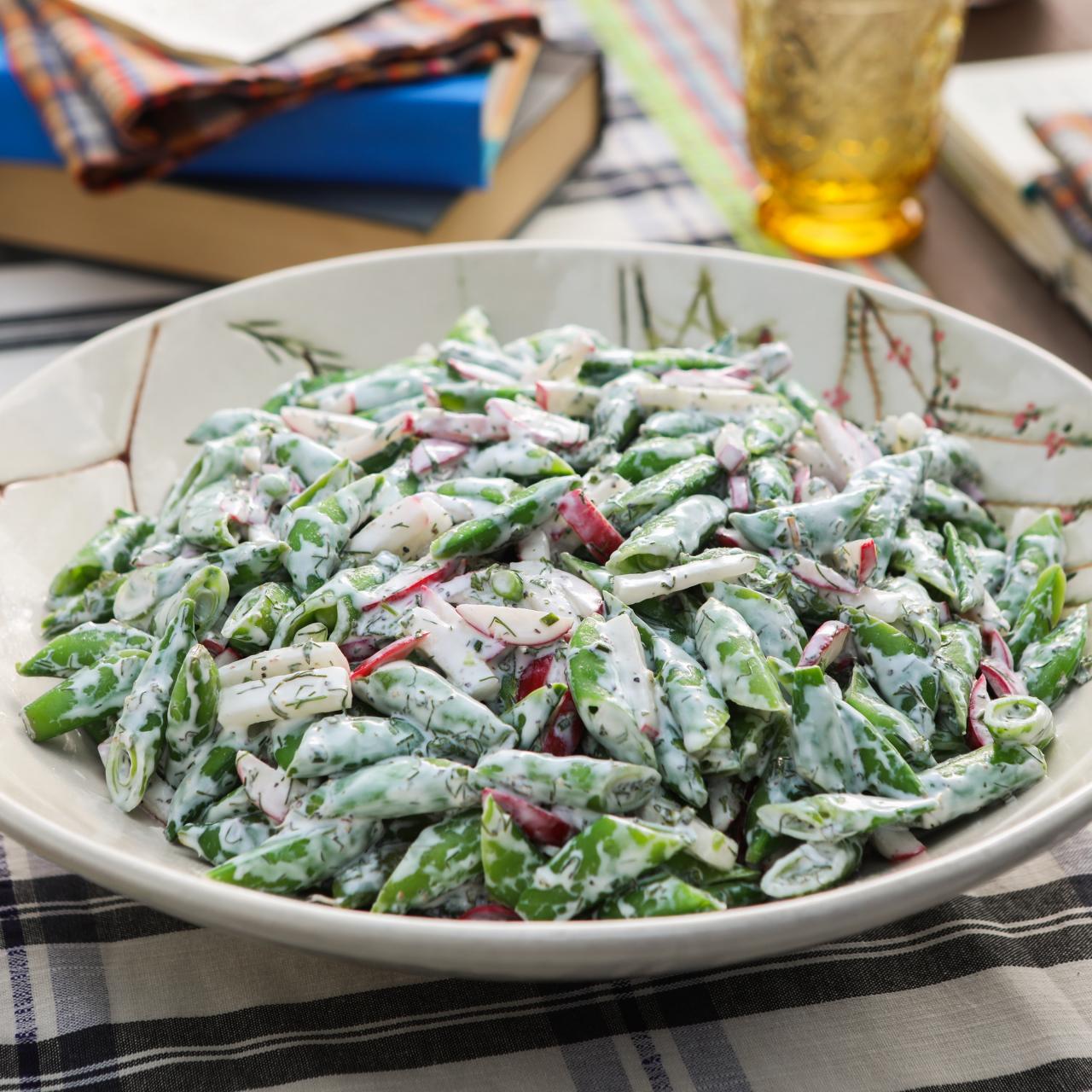 Sugar Snap Pea Salad with Radish & Mint – rooted