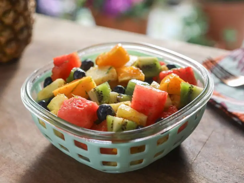 Chili Lime Fruit Salad Recipe | Valerie Bertinelli | Food Network