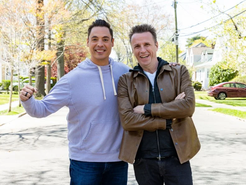 Host Jeff Mauro and Marc Murphy, as seen on Kitchen Crash, Season 2.