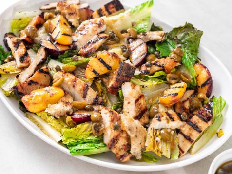 Grilled Chicken Marbella Panzanella
