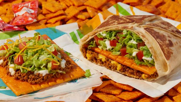 Taco Bell's New Tostada Is Basically a Giant Loaded Cheez-It