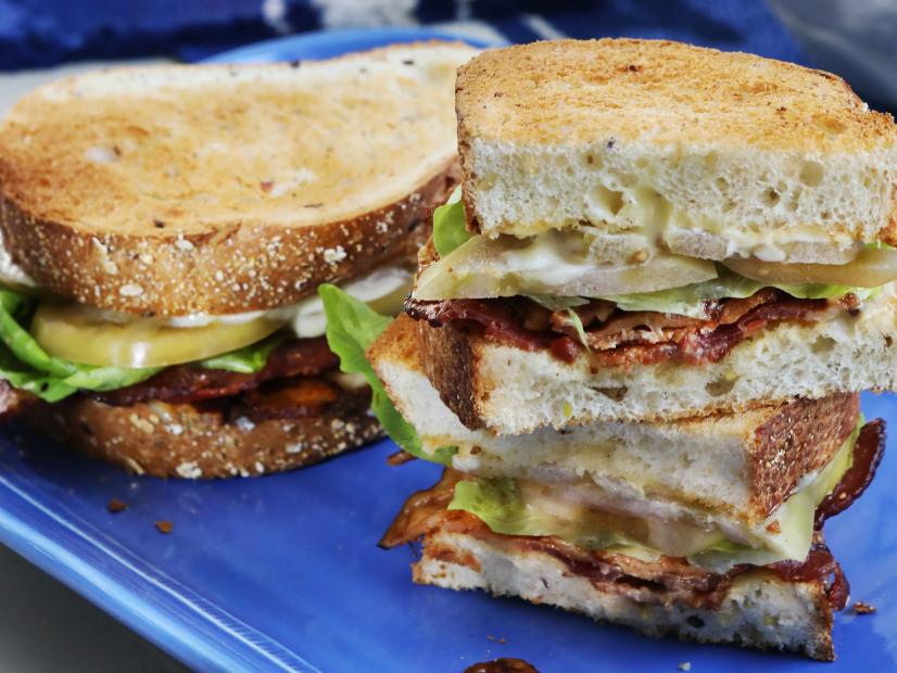 Miss Kardea Brown's Fancy BLT with Pickled Tomatoes, as seen on Delicious Miss Brown, Season 7.