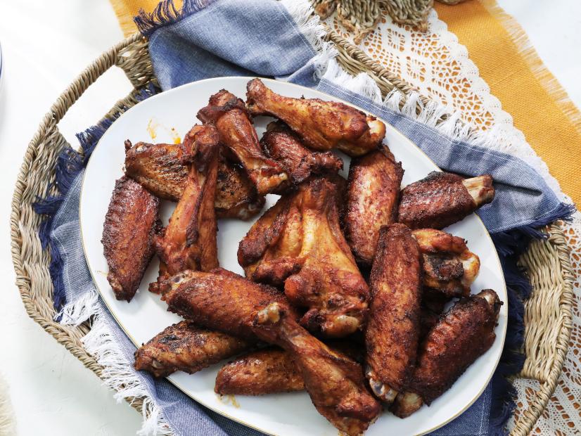 Miss Kardea Brown's BBQ Smoked Turkey Wings, as seen on Delicious Miss Brown, Season 7.