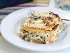 Growing up, I always loved when my mom made this lasagna. I changed a couple of things&mdash;no-boil lasagna noodles make assembly much faster. Also, I like the nutty, robust flavor of Romano cheese, so I added that, too.