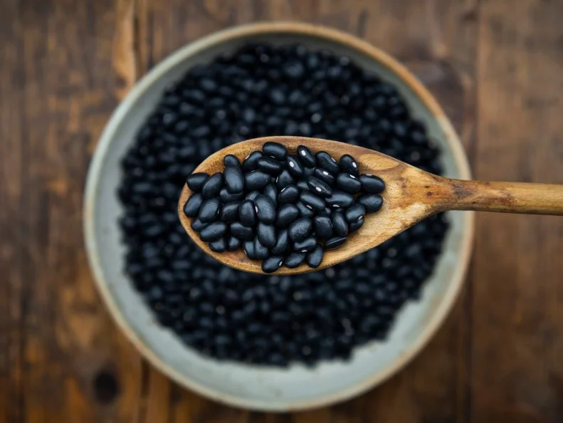 schwarze Bohnen