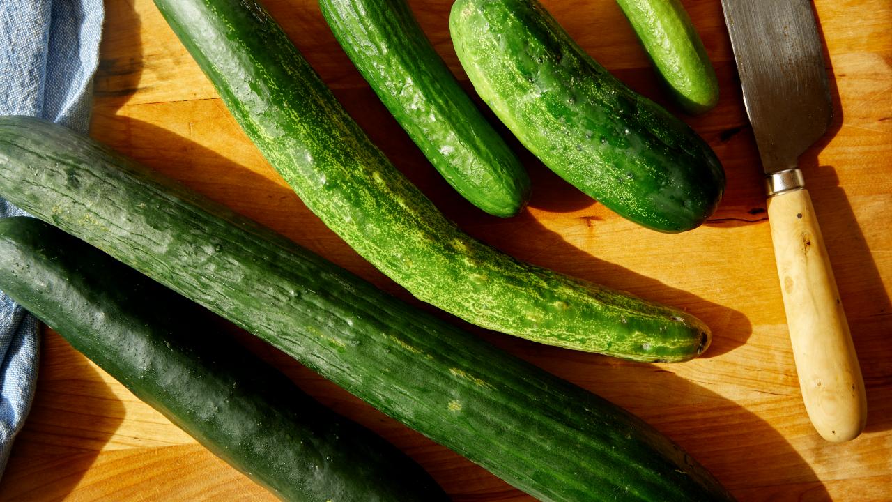 Here's The Difference Between Persian Cucumbers And English Cucumbers