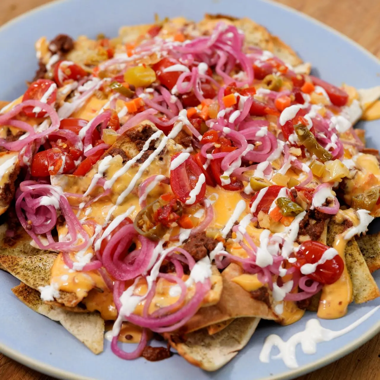 Kitchen Family Nachos Recipe | Jeff Mauro | Food Network