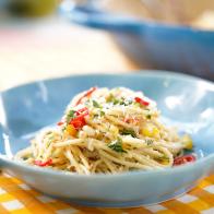 Katie Lee Biegel makes her Cacio e Pepe with Fresh Corn, as seen on Food Network's The Kitchen, Season 31