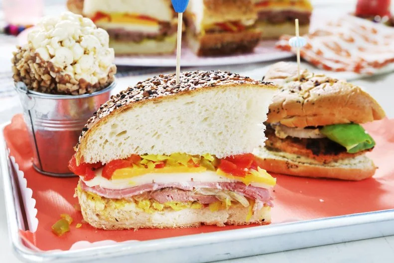 Miss Kardea Brown's Low Country Muffuletta, as seen on Delicious Miss Brown, Season 7.
