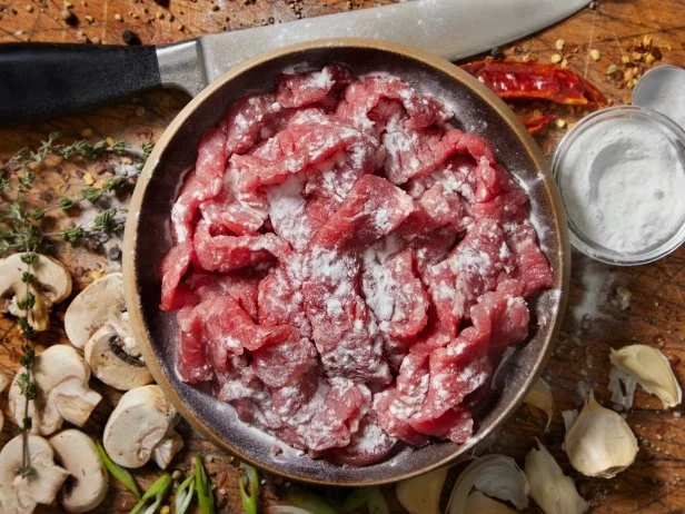 Velveting Beef - Tenderizing  a Cheap Cut of Beef for Stir Frying with Baking Soda