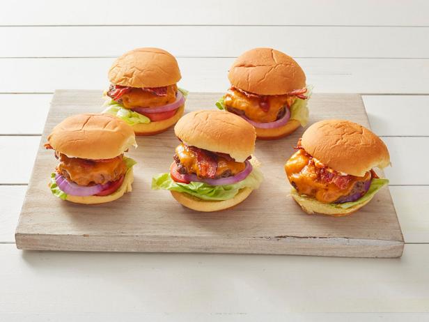 Air Fryer Bacon Cheeseburger Sliders image