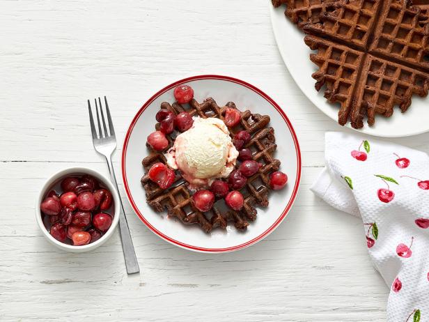 Double Chocolate Buttermilk Waffles - melissassouthernstylekitchen.com