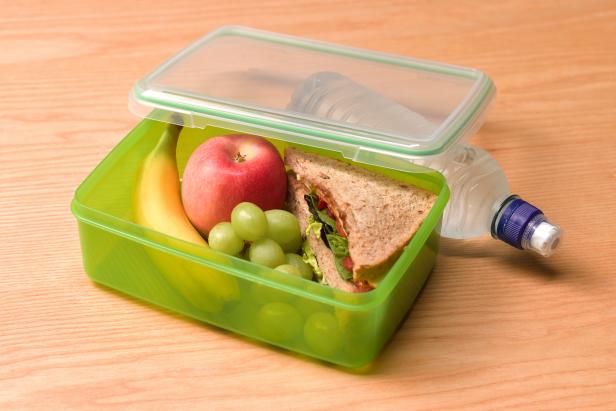 Organic healthy 5 a day lunch box