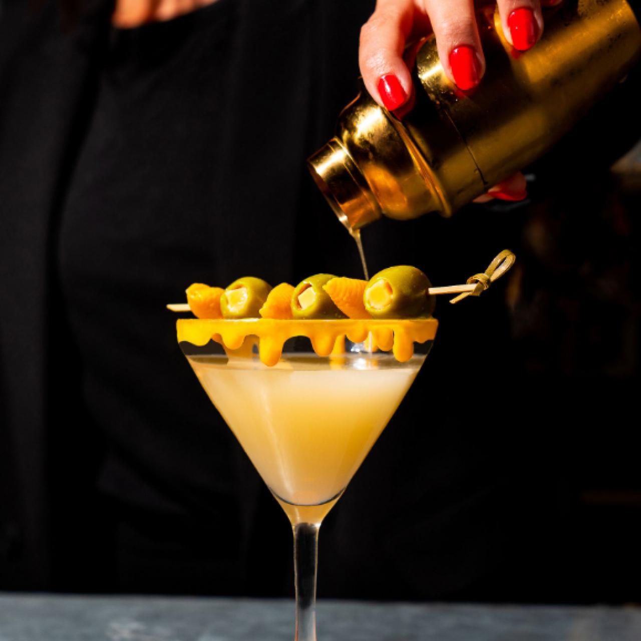 Grilled Cheese Martini Cocktail Recipe Video - Thrillist