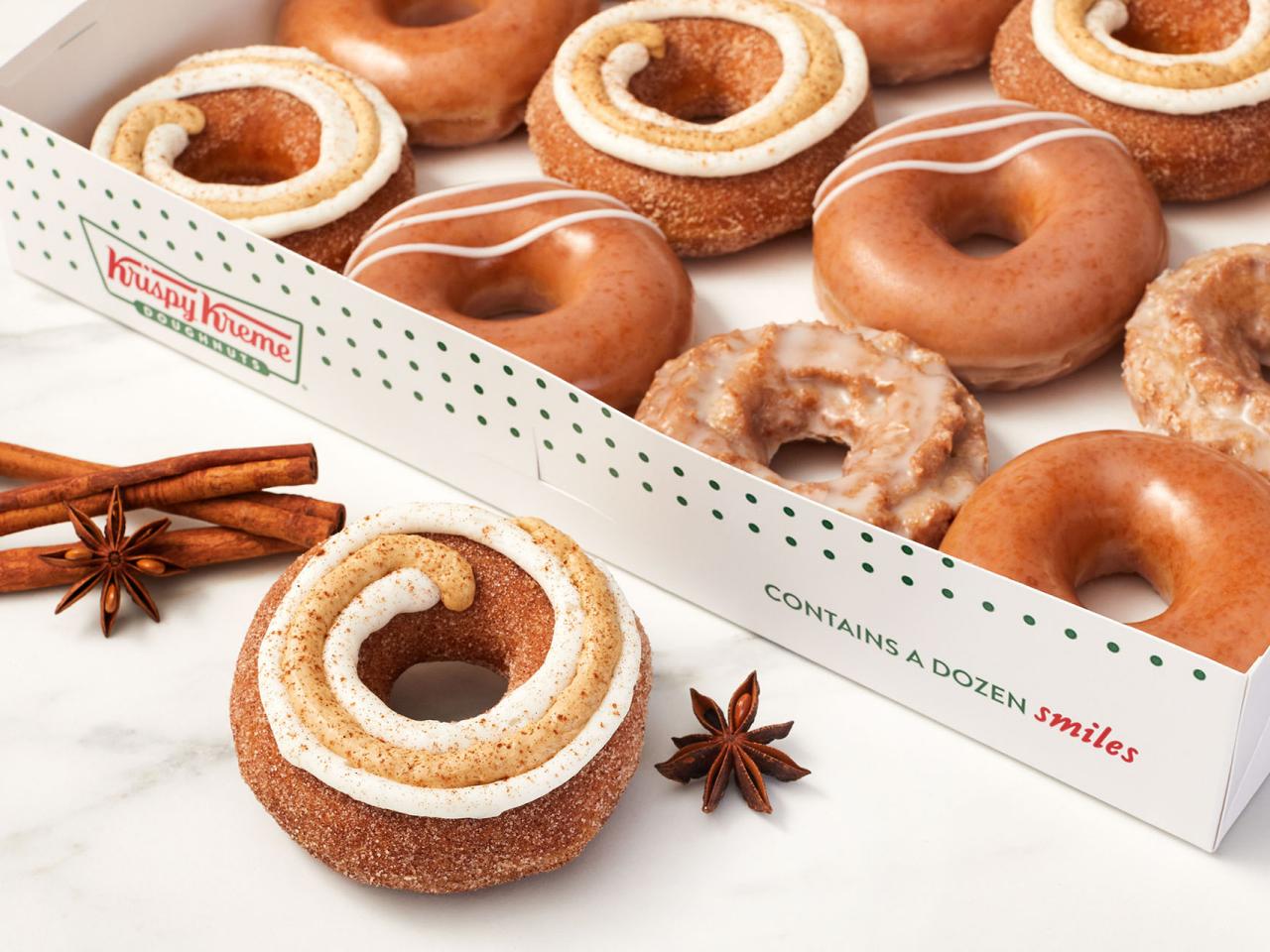 When Can You Get Krispy Kreme's Pumpkin Spice Doughnuts? FN Dish