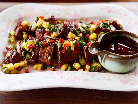 Sticky BBQ-Glazed Pork Tenderloin