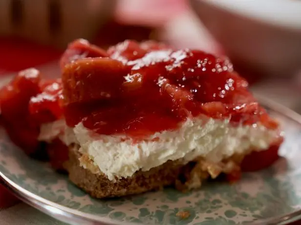 Strawberry Rhubarb Pretzel Salad Recipe | Molly Yeh | Food Network