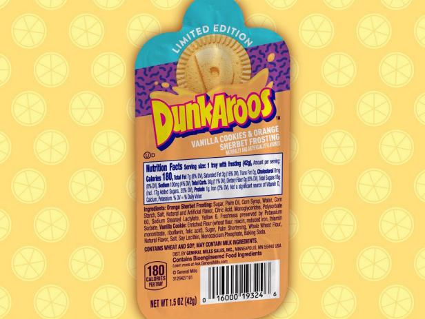 Dunkaroos Releases New Flavor: Orange Sherbet