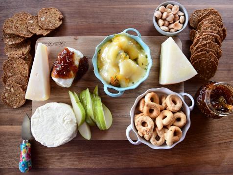 Baked Fontina Cheese Board