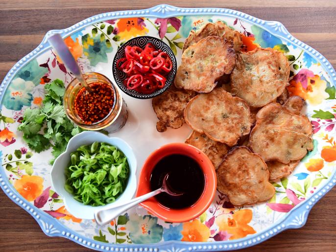 Crispy Savory Pancakes Recipe Ree Drummond Food Network