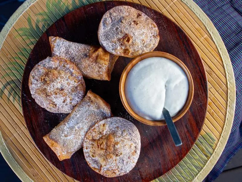 Rocco DiSpirito’s Fried Apple Hand Pies, as seen on Guy’s Ranch Kitchen Season 6.