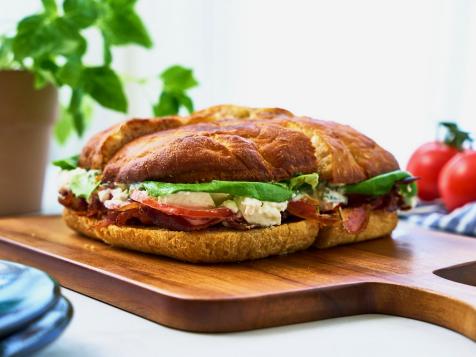 Pancetta, Lettuce and Tomato (PLT) with Burrata