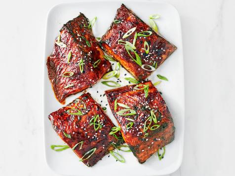 Broiled Cod with Hoisin Glaze