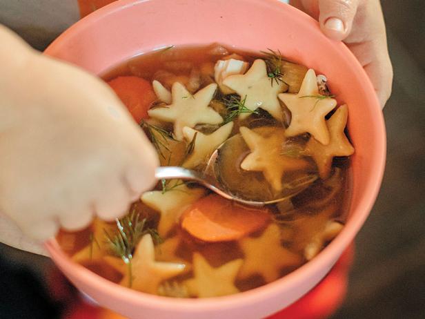 Chicken and Stars Soup - Cozy Chicken and Stars Soup