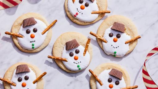 Melting Snowmen Cookies Recipe 