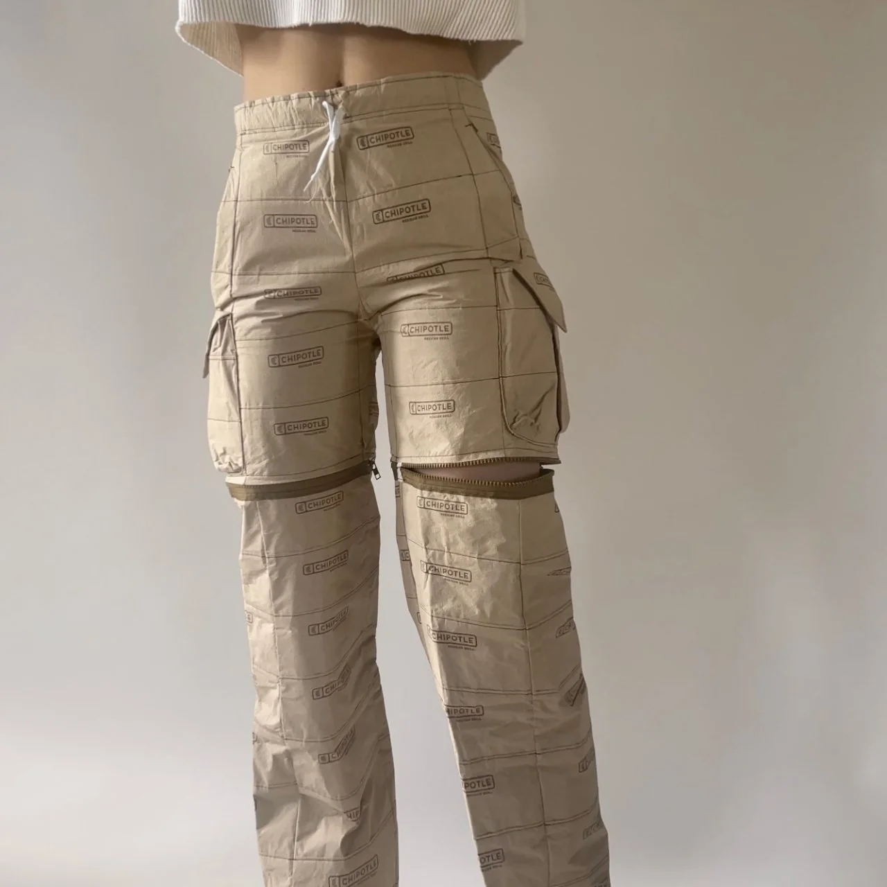 These Cargo Pants Are Made From Chipotle Napkins | Food Network