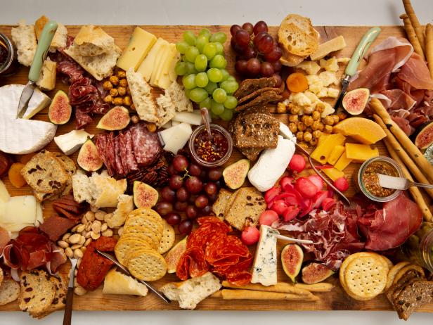 Savory Cutting Board Meat, Cheese & Nut Collection